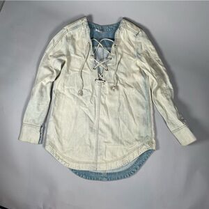 Free People Denim Top